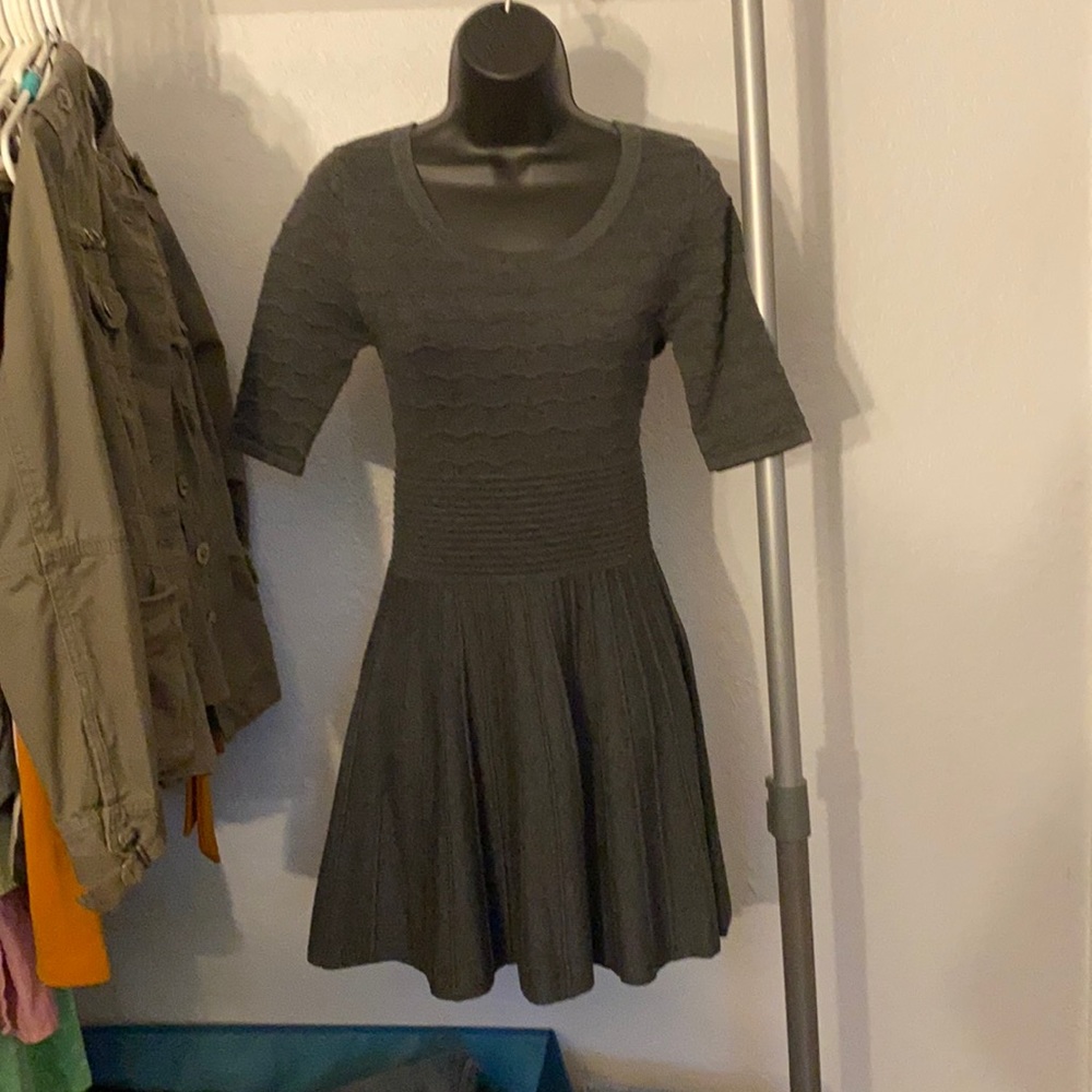 Candie’s Gray sweater dress